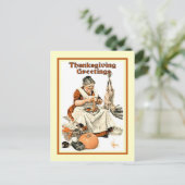  Thanksgiving Feestdagenkaart (Staand voorkant)