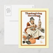  Thanksgiving Feestdagenkaart (Voorkant / Achterkant)