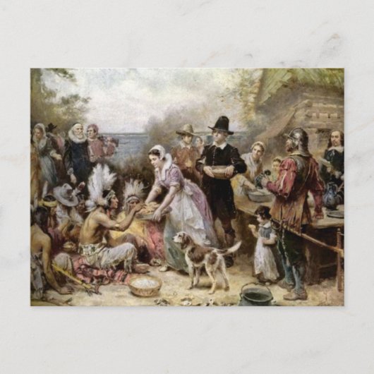  Thanksgiving Feestdagenkaart (Voorkant)