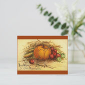  Thanksgiving Feestdagenkaart (Staand voorkant)