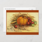  Thanksgiving Feestdagenkaart (Voorkant / Achterkant)