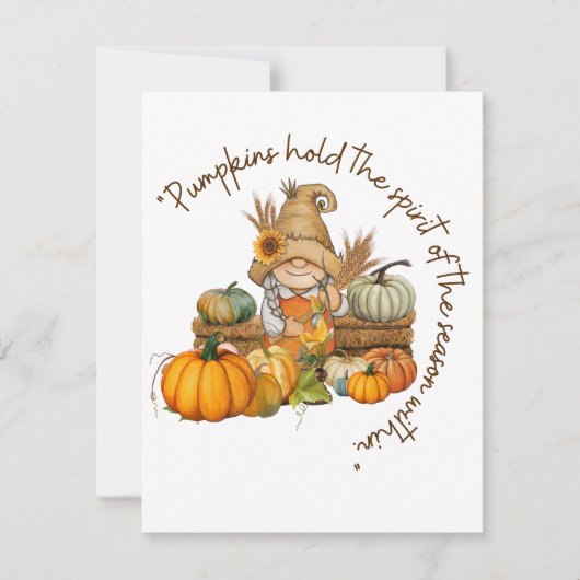 thanksgiving feestdagenkaart (Voorkant)