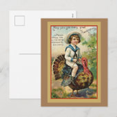  Thanksgiving Feestdagenkaart (Voorkant / Achterkant)