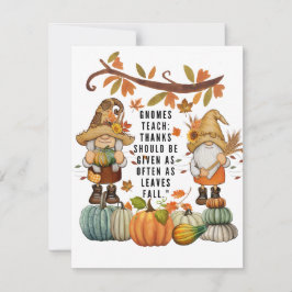 Thanksgiving Feestdagenkaart