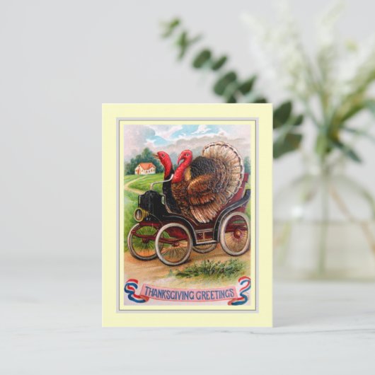  Thanksgiving Feestdagenkaart (Staand voorkant)