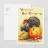 Thanksgiving Feestdagenkaart (Voorkant / Achterkant)