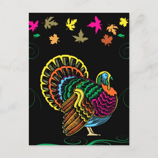 Thanksgiving Feestdagenkaart (Voorkant)