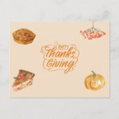 Thanksgiving Feestdagenkaart (Voorkant)