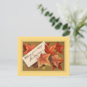  Thanksgiving Feestdagenkaart (Staand voorkant)