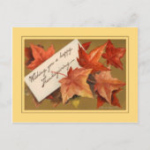  Thanksgiving Feestdagenkaart (Voorkant)