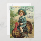  Thanksgiving Feestdagenkaart (Voorkant / Achterkant)