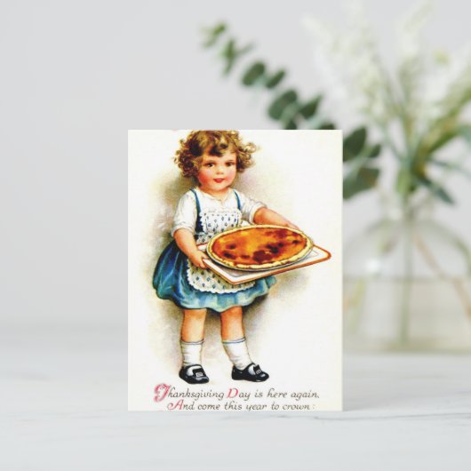  Thanksgiving Feestdagenkaart (Staand voorkant)