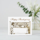  Thanksgiving Feestdagenkaart (Staand voorkant)