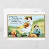  Thanksgiving Feestdagenkaart (Voorkant / Achterkant)