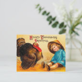  Thanksgiving Feestdagenkaart (Staand voorkant)