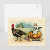 Thanksgiving Feestdagenkaart (Voorkant / Achterkant)