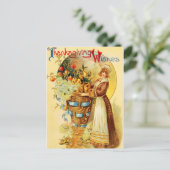  Thanksgiving Feestdagenkaart (Staand voorkant)