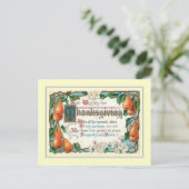  Thanksgiving Feestdagenkaart (Staand voorkant)