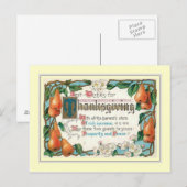  Thanksgiving Feestdagenkaart (Voorkant / Achterkant)