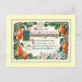  Thanksgiving Feestdagenkaart (Voorkant)