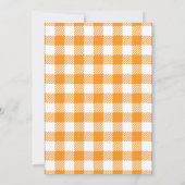 Thanksgiving Feestdiner Rustieke Pompoen Kaart (Achterkant)