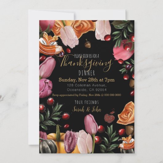 Thanksgiving Filmomhulde tabletten Aankondiging (Voorkant)