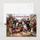 Thanksgiving. Fine Art Briefkaart (Voorkant / Achterkant)