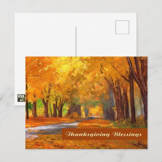 Thanksgiving. Fine Art Briefkaart (Voorkant / Achterkant)