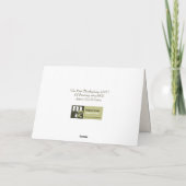 Thanksgiving. Fine Art Feestdagen Kaart (Achterkant)