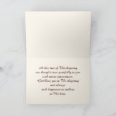 Thanksgiving. Fine Art Feestdagen Kaart (Binnen)