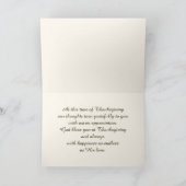 Thanksgiving. Fine Art Feestdagen Kaart (Binnen)