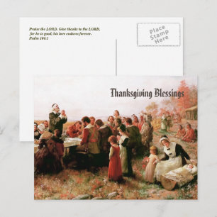 Thanksgiving. Fine Art Feestdagenkaart