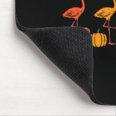 Thanksgiving Flamingo's Grappige Herfst Herfst Vog Muismat (Hoek)