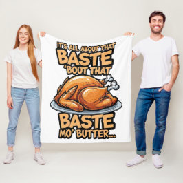 Thanksgiving Fleece Blanket Deken