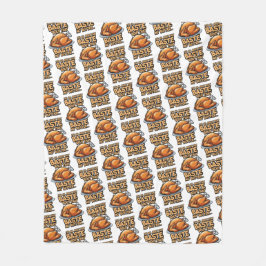 Thanksgiving Fleece Blanket Deken