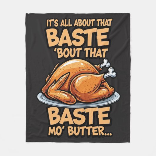 Thanksgiving Fleece Deken (Voorkant)
