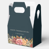 Thanksgiving Floral Herfst Border Bedankdoosjes (Geopend)