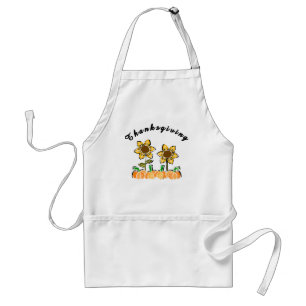 Thanksgiving Flowers Standaard Schort
