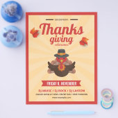 Thanksgiving Flyer-sjabloon Flyer (Enkel)