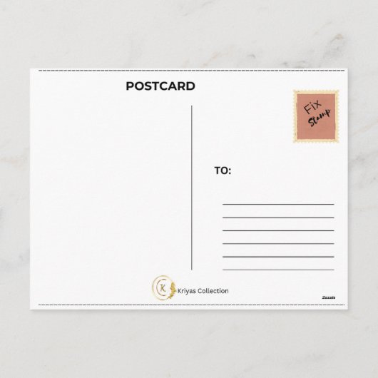 Thanksgiving Foliage Briefkaarten 03 (Achterkant)