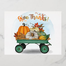 Thanksgiving Folie Feestdagen Briefkaart
