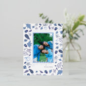 Thanksgiving Folie Feestdagen Briefkaart (Staand Voorkant)