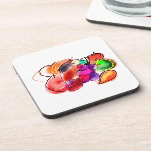 Thanksgiving food bier onderzetter (Linkerzijde)