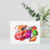 Thanksgiving food briefkaart (Staand voorkant)