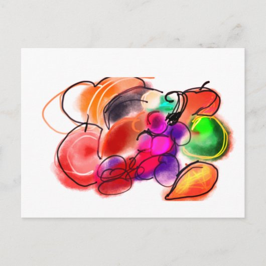 Thanksgiving food briefkaart (Voorkant)