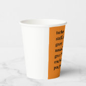 Thanksgiving Food Dinner Lijst Gepersonaliseerd Papieren Bekers (Rechts)