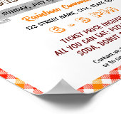 Thanksgiving Food Drive event Flyer Poster (Hoek)