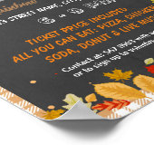 Thanksgiving Food Drive event sjabloon Poster (Hoek)