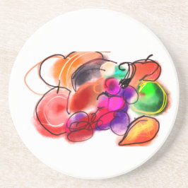 Thanksgiving food zandsteen onderzetter