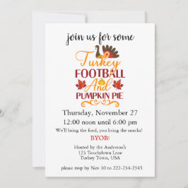 Thanksgiving football en Turkije Kaart